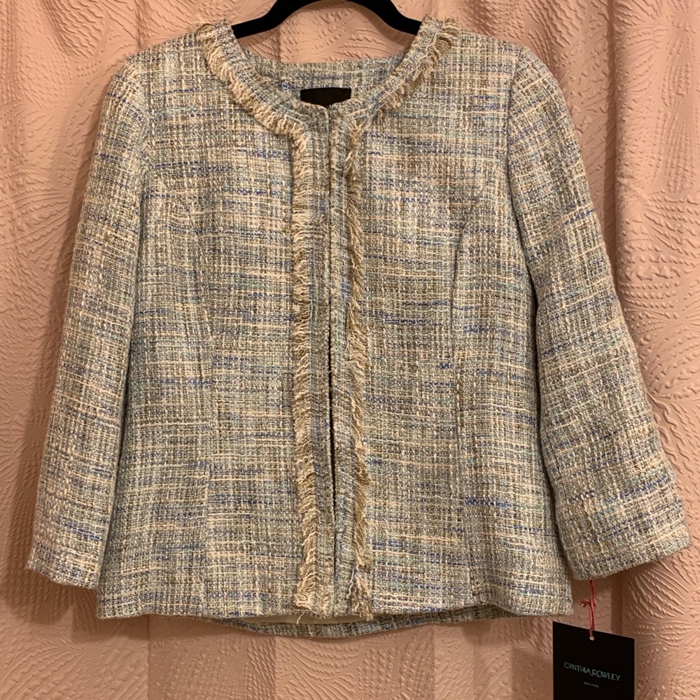 // cynthia rowley tweed jacket (CHANEL LIKE) //